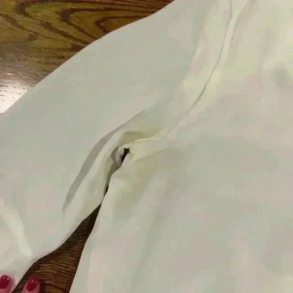 Amanda Uprichard Bell Sleeve Size Medium Off-White - Picture 2 of 6